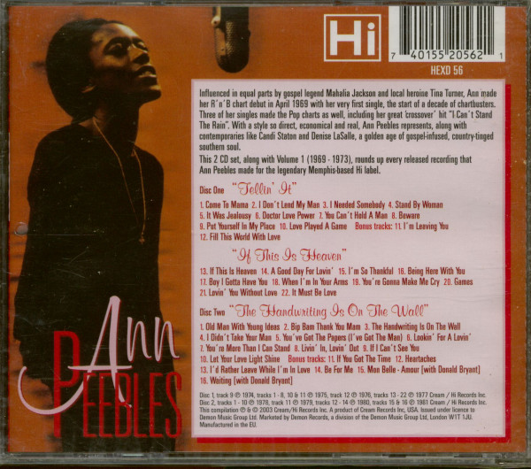 The Complete Ann Peebles On Hi Records Vol.2 (2-CD)