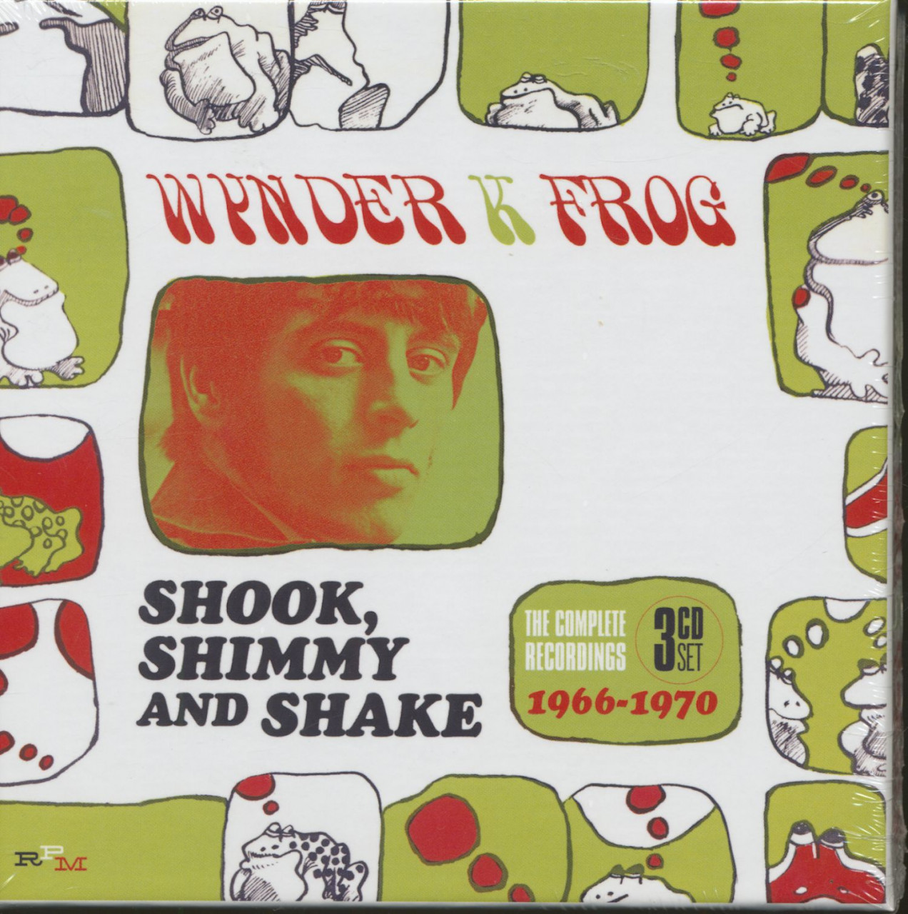 Wynder K. Frog - Shook, Shimmy And Shake - The Complete Recordings 1966-70 (3-CD)