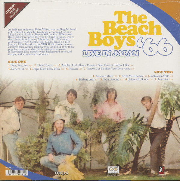 Live In Japan '66 (LP, 180g Coloured Vinyl)