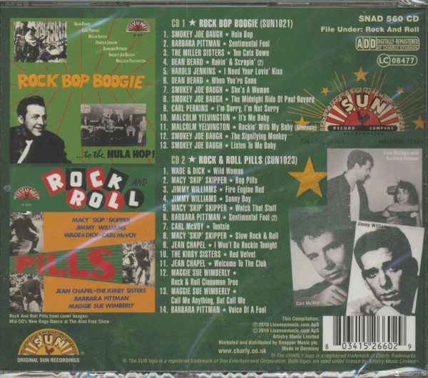 Ding Dong Presents Vol.2: Rock Bop Boogie - Rock & Roll Pills (2-CD)