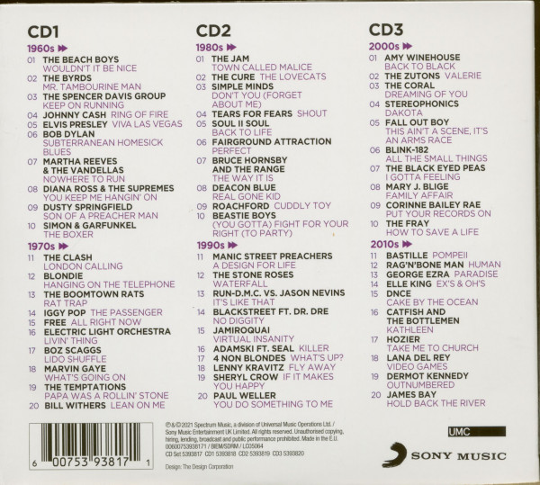 3. Bild von Various Artists: Absolute Radio Presents...Through The Decades (3-CD)