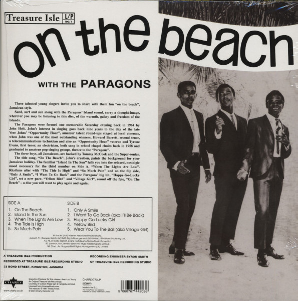 On The Beach With The Paragons (LP)