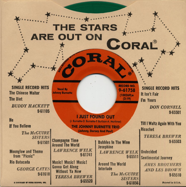 Lonesome Train - I Just Found Out (7inch, 45rpm, colored Vinyl)
