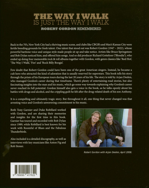 The Way I Walk - Robert Gordon Remembered (Book & 7inch)