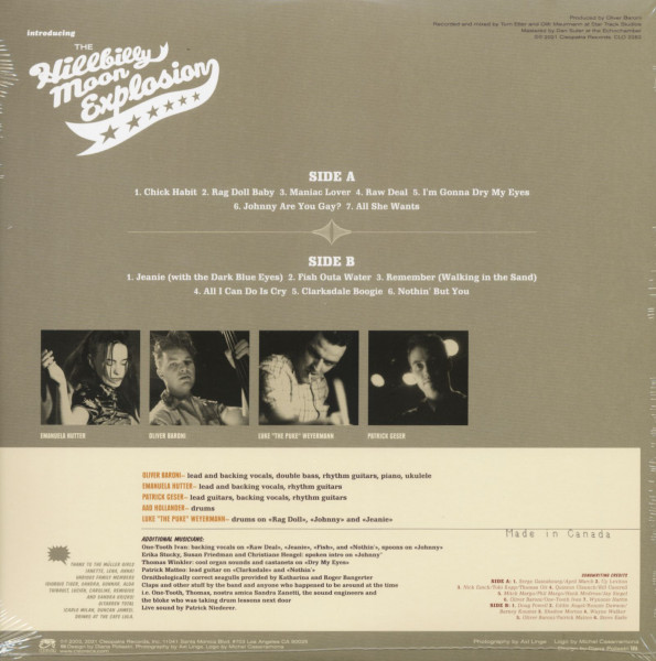 Introducing The Hillbilly Moon Explosion (LP, Colored Vinyl, Ltd.)