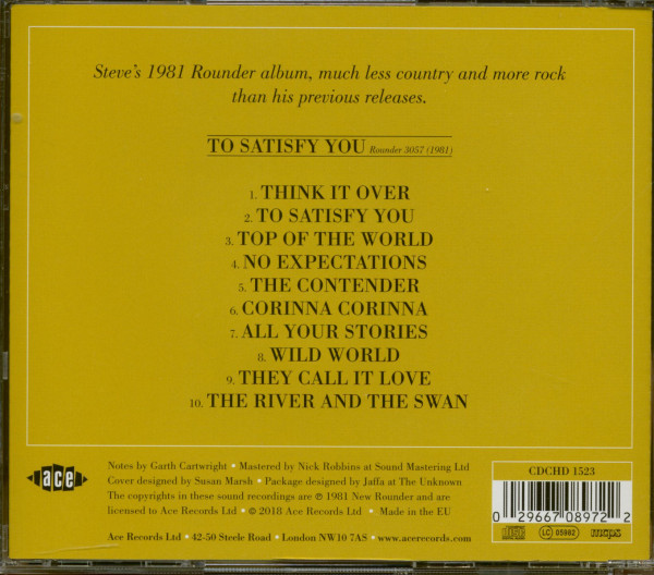To Satisfy You (CD)