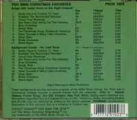 Vorschau: You Sing Christmas Favorites - Karaoke (CD) Vorschau: You Sing Christmas Favorites - Karaoke (CD)