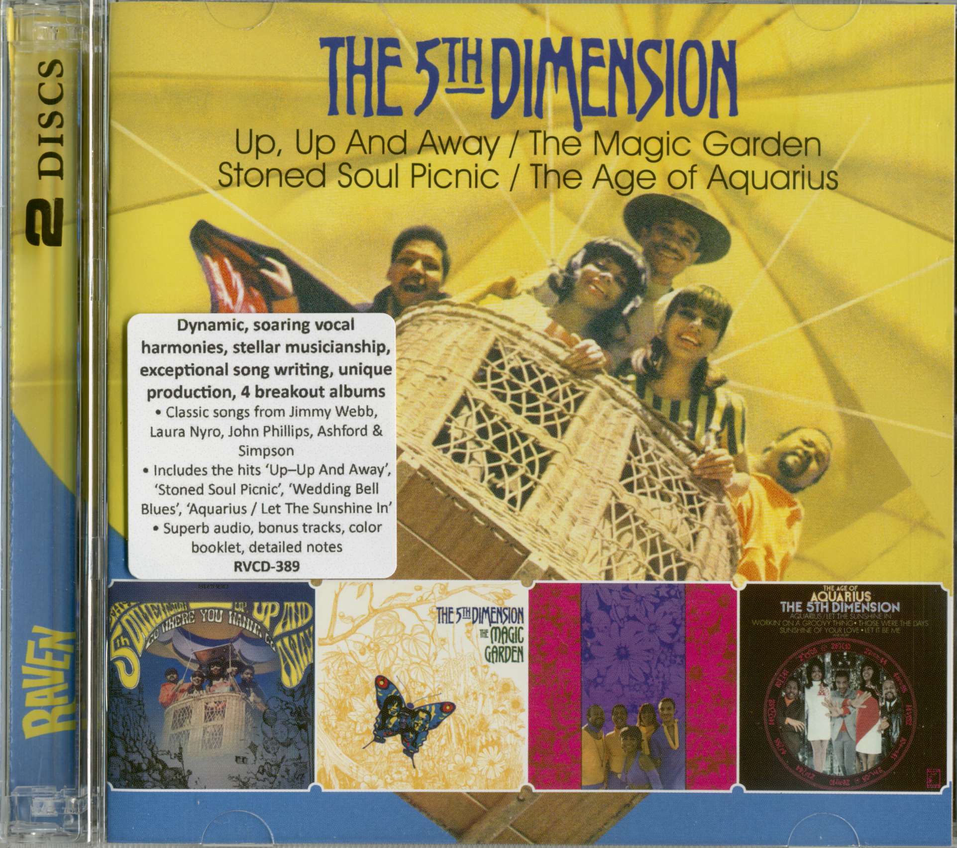 The 5th Dimension Cd Up Up And Away The Magic Garden Stoned