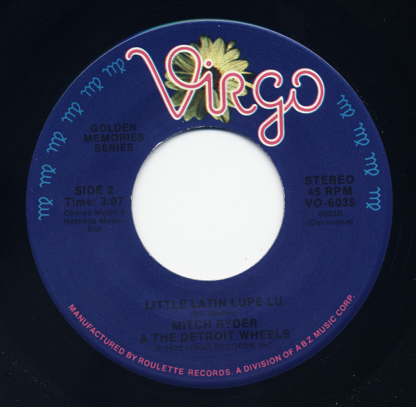 Mitch Ryder 7inch: You Get Your Kicks - Little Latin Lupe Lu 7inch ...