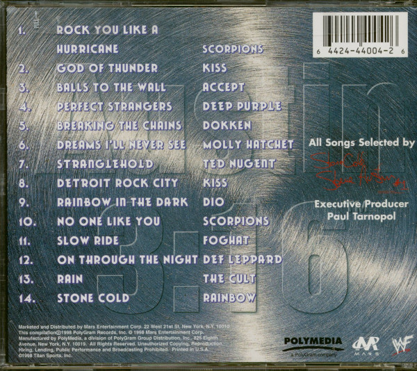 4. Bild von Various: Steve Austin's Stone Cold Metal (CD)