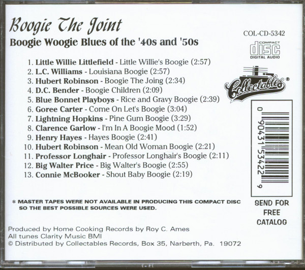 Boogie The Joint (CD)