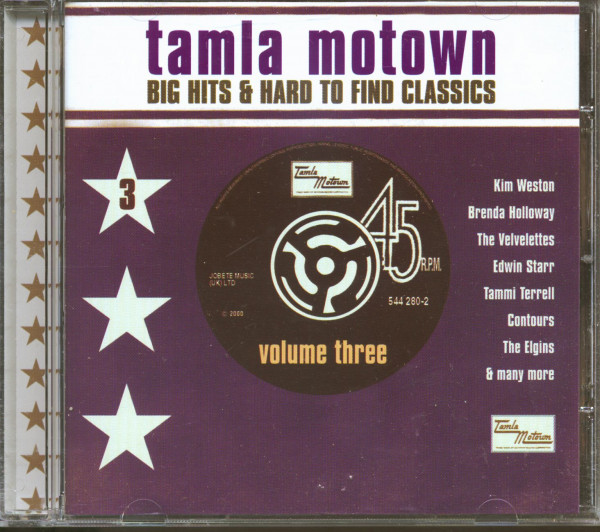 Tamla Motown - Big Hits & Hard To Find Classics Vol.3 (CD) Tamla Motown - Big Hits & Hard To Find Classics Vol.3 (CD)