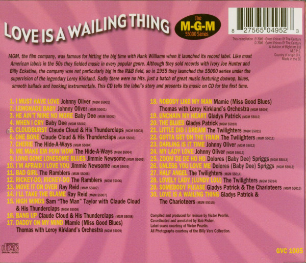 Love Is A Wailing Thing - MGM 55000 Series