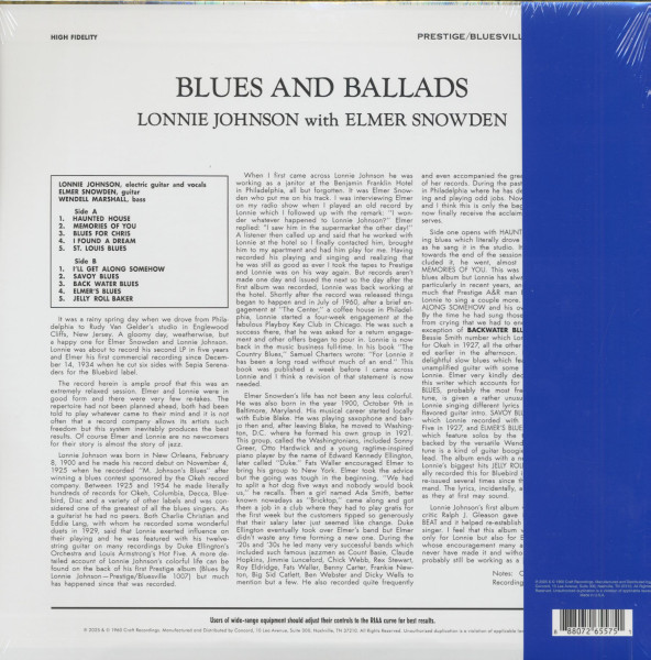 Blues & Ballads (LP, 180g Vinyl)