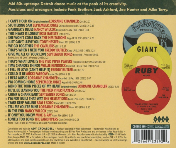 Pied Piper Presents A New Concept In Detroit Soul (CD)