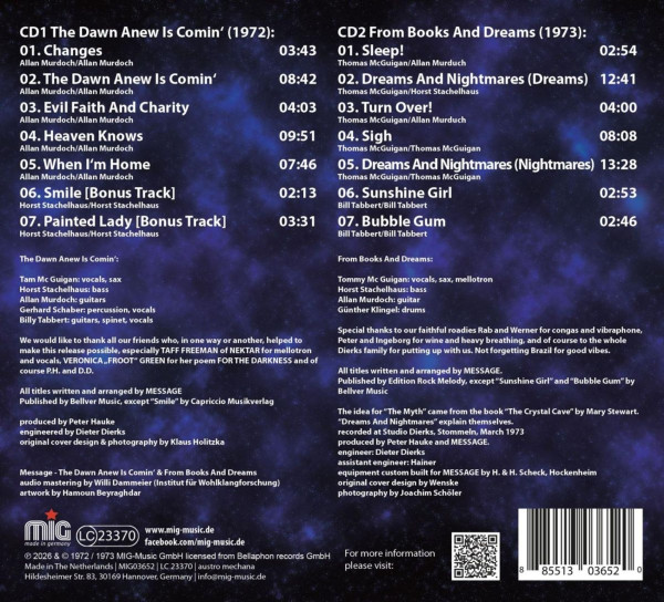 The Dawn Anew Is Comin´& From Books and Dreams (2CD)