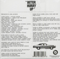 Vorschau: Better Hurry Up (CD) Vorschau: Better Hurry Up (CD)