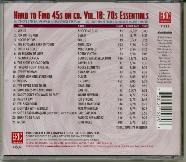 3. Bild von Various: Vol.18 - 70s Essentials (CD)