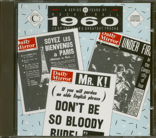 A Series - 25 Years Of Rock 'N' Roll 1960 (CD) A Series - 25 Years Of Rock 'N' Roll 1960 (CD)