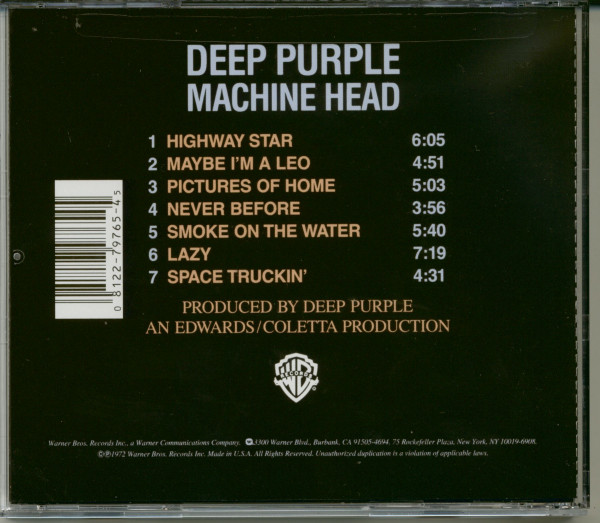 Machine Head (CD)