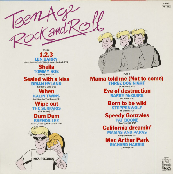 Teenage Rock And Roll (LP)