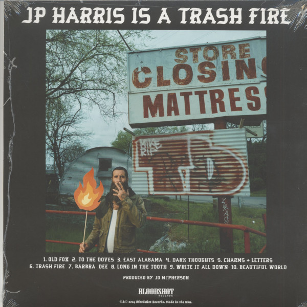 JP Harris Is A Trash Fire (LP, colored Vinyl)