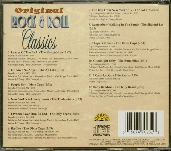 Original Rock & Roll Classics (CD)