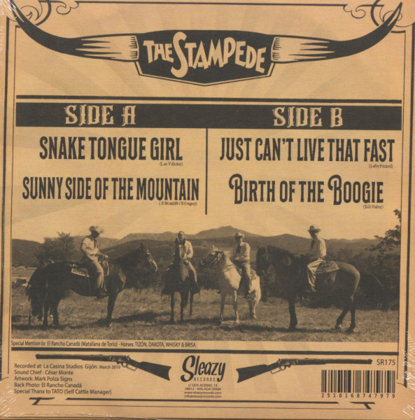 The Stampede (7inch, EP, 45rpm, PS, Ltd.)