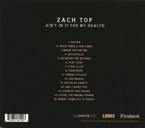 Ain't In It For My Health (CD)