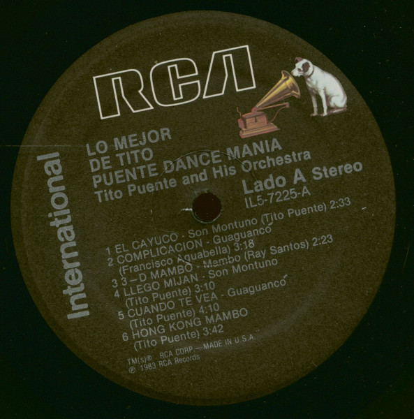 Dance Mania - Los Grandes Exitos De Tito Puente And His Orchestra (LP)