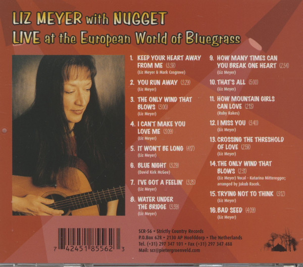 Liz Meyer Live At The European World Of Bluegrass (CD)
