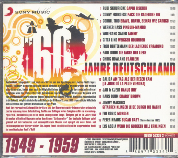 3. Bild von Various: 60 Jahre Deutschland, 1949-59 (CD)
