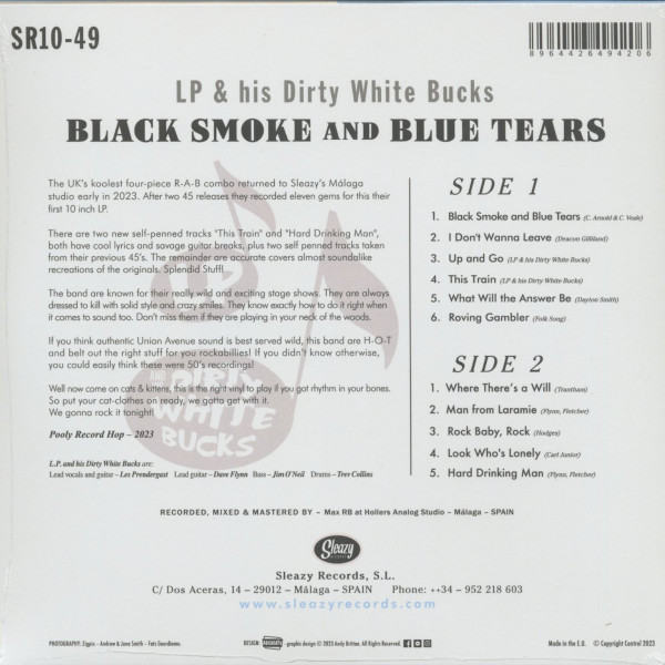Black Smoke And Blue Tears (LP, 10inch, EP)