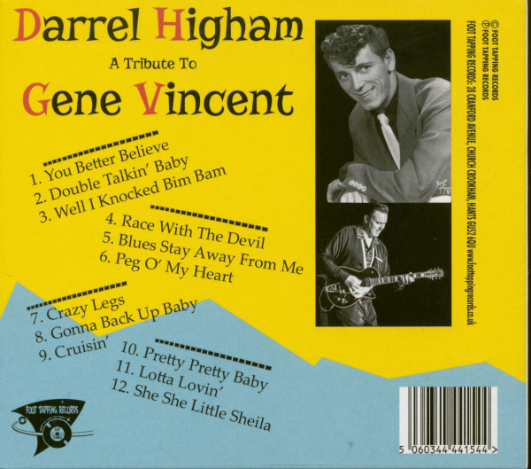 A Tribute To Gene Vincent (CD)