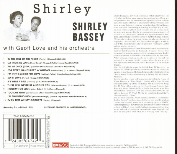3. Bild von Shirley Bassey: Shirley (CD)