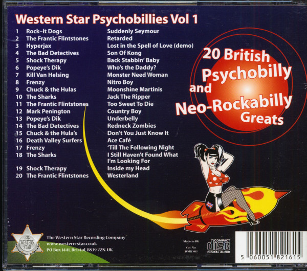 Western Star Psychobillies Vol.1 (CD)