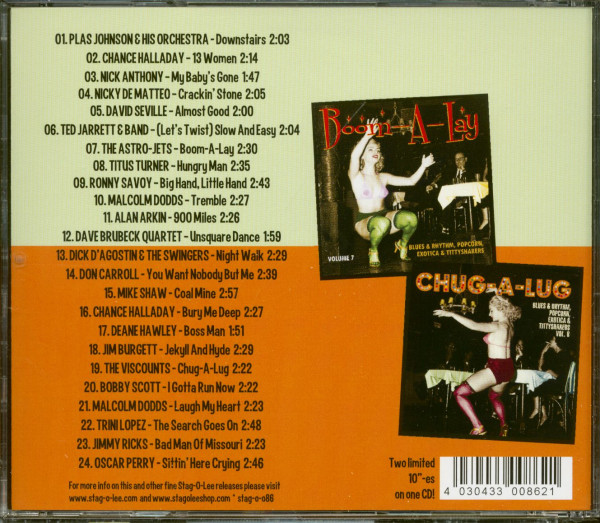 Boom-A-Lay And Chug-A-Lug - Exotic Blues & Rhythm Vol.7 & 8 (CD)