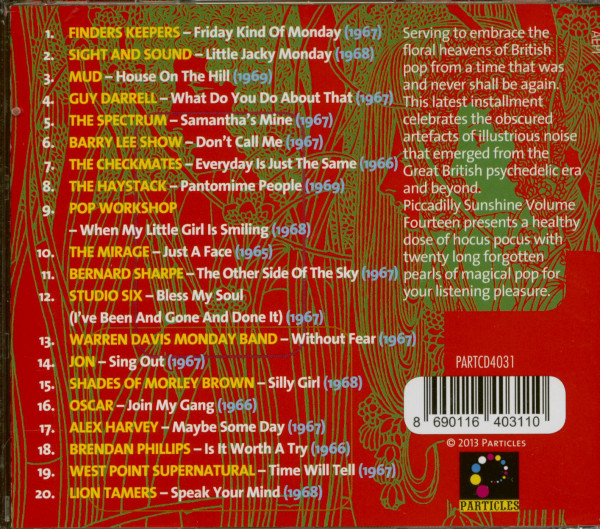 Piccadilly Sunshine Part 14 (CD)