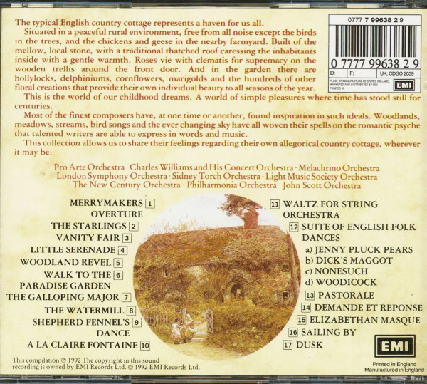 Music For A Country Cottage (CD)