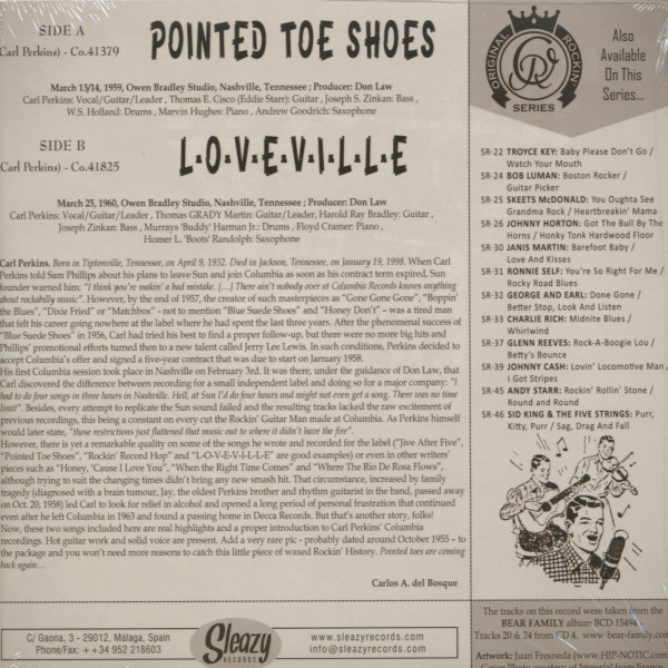 Pointed Toe Shoes/L-O-V-E-V-I-L-L-E 45rpm/PS
