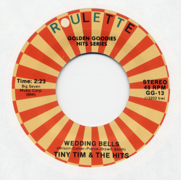 Wedding Bells b-w Crying In The Chapel 7inch, 45rpm