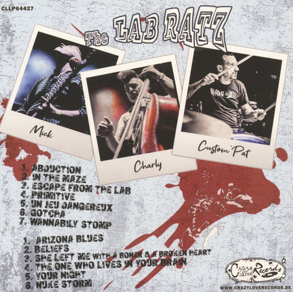 Escape From The Lab (LP, 180g Clear Vinyl, Ltd.)