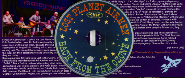 Back From The Ozone (CD)