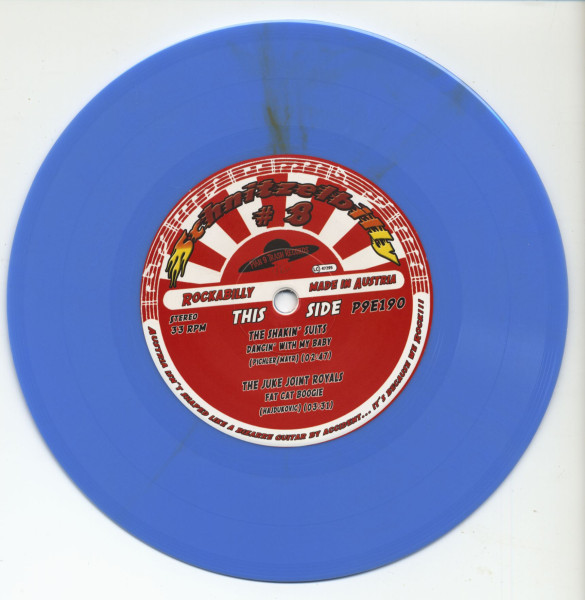 Schnitzelbilly No.8 - Rockabilly Made In Austria (7inch, colored Vinyl, EP, 33rpm, Ltd.)