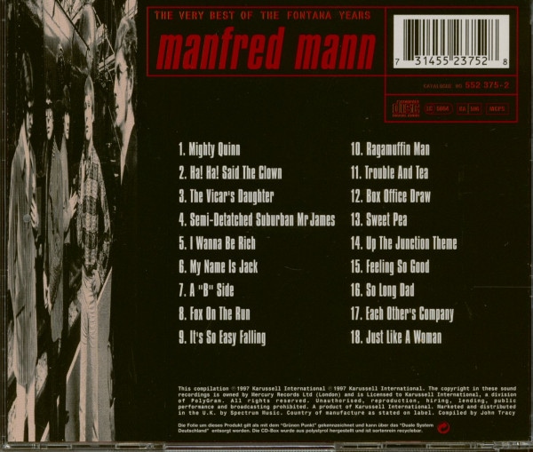 Very Best Of The Fontana Years (CD)