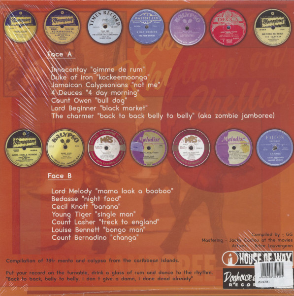 Zombie Jamboree - Caribbean Rhythm On Shellac (LP)