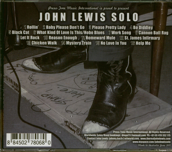 Live In Cardiff - John Lewis Solo (CD)