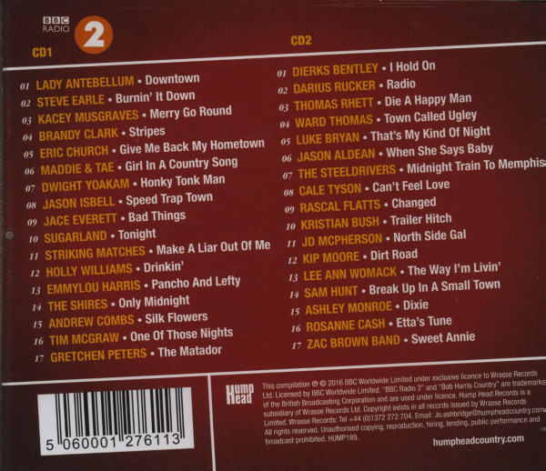 Bob Harris Country Sessions (2-CD)