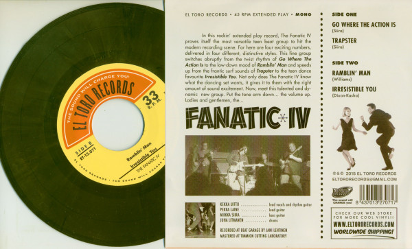 Go Where The Action Is! (33rpm, EP, PS)
