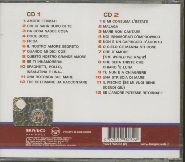 3. Bild von Fred Bongusto: I Grandi Successi (2-CD)